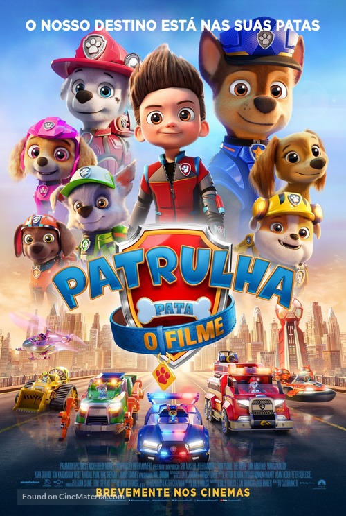 Paw Patrol: The Movie - Portuguese Movie Poster