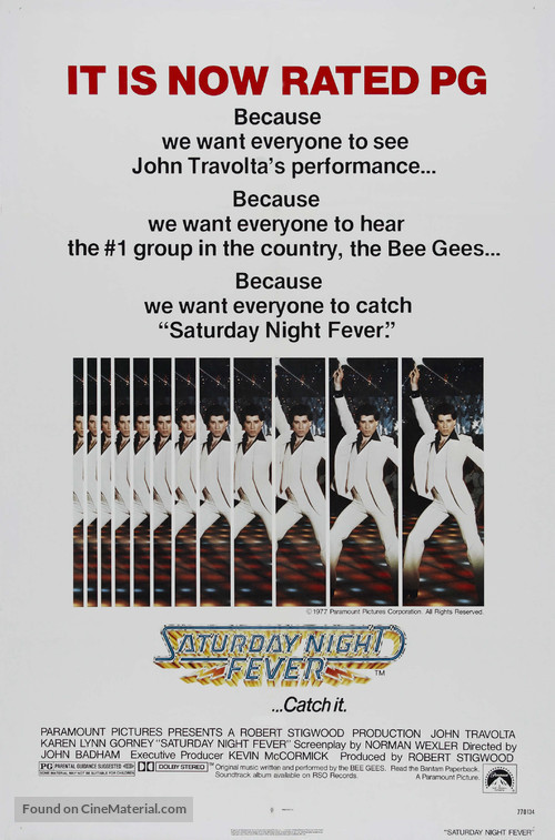 Saturday Night Fever - Movie Poster