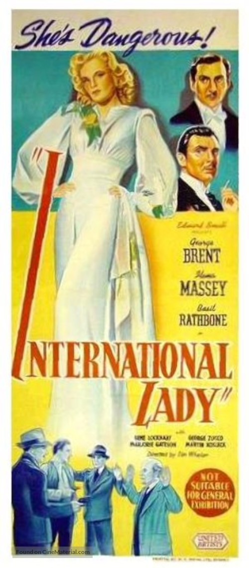 International Lady - Australian Movie Poster