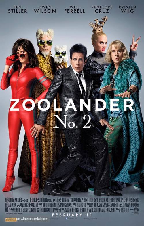 Zoolander 2 - Australian Movie Poster