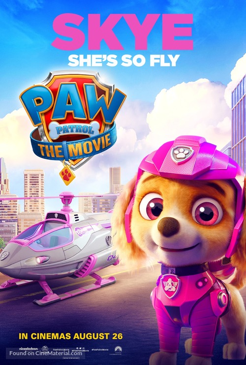 Paw Patrol: The Movie - Singaporean Movie Poster