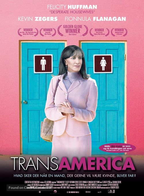 Transamerica - Danish Movie Poster