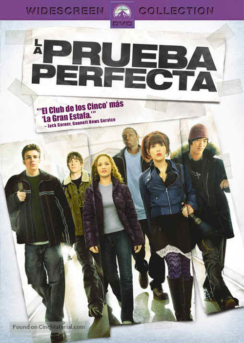 The Perfect Score - Argentinian DVD movie cover