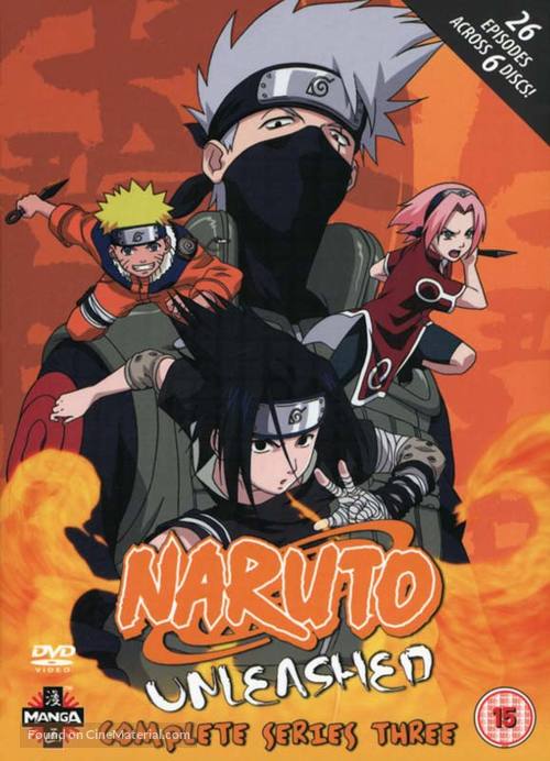 &quot;Naruto&quot; - British DVD movie cover