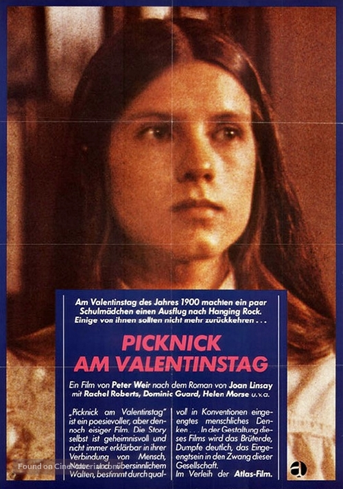 Picnic at Hanging Rock - German Movie Poster