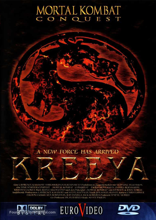 &quot;Mortal Kombat: Conquest&quot; - German DVD movie cover