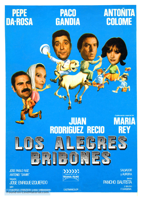 Los alegres bribones - Spanish Movie Poster