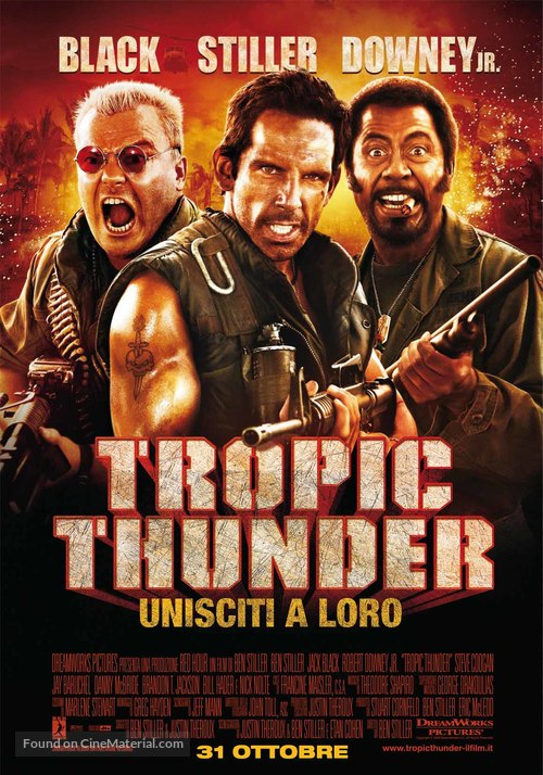 Tropic Thunder - Italian Movie Poster