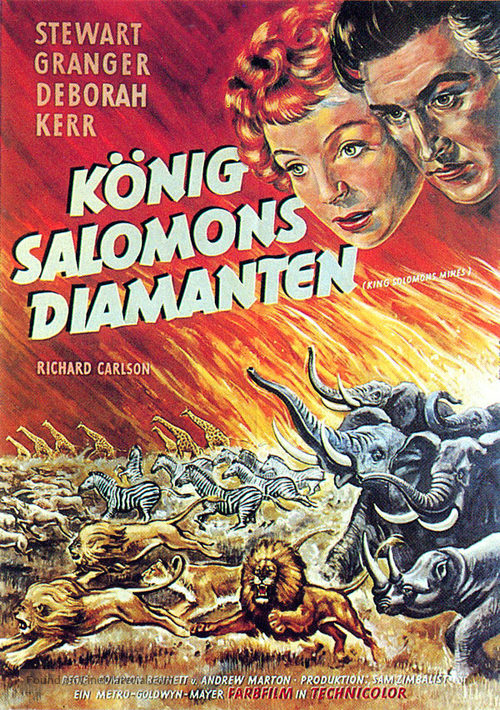 King Solomon&#039;s Mines - German Movie Poster