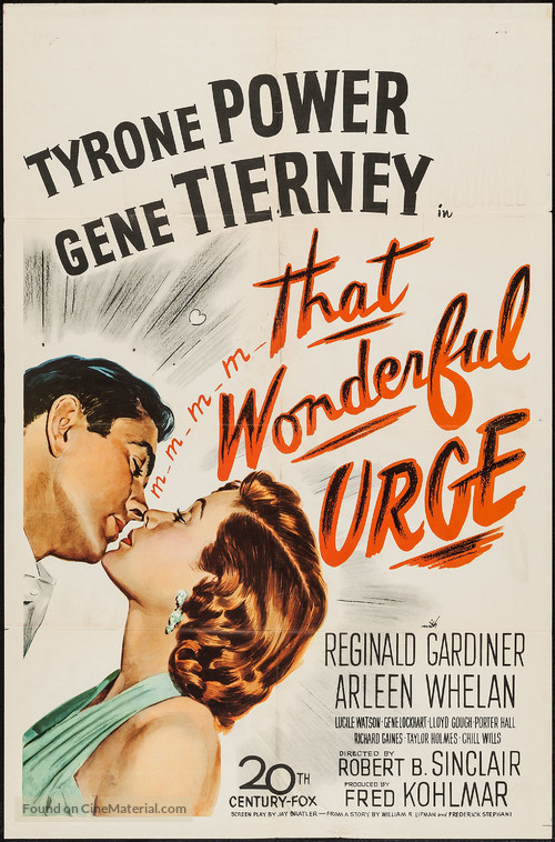 That Wonderful Urge - Movie Poster
