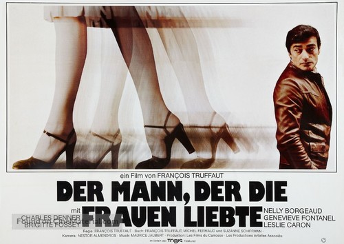 L&#039;homme qui aimait les femmes - German Movie Poster