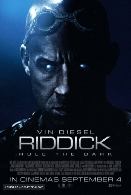 Riddick - British Movie Poster