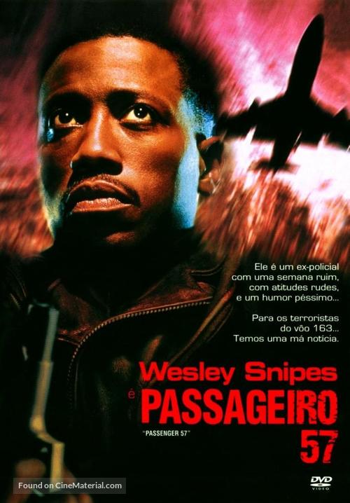 Passenger 57 - Brazilian DVD movie cover