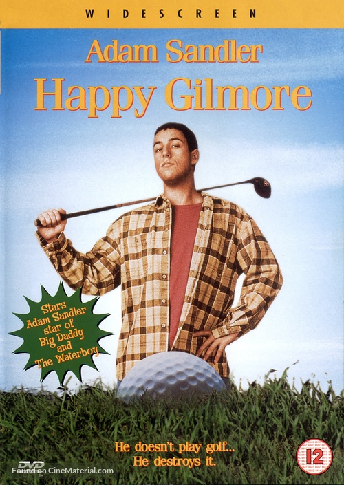 Happy Gilmore - British DVD movie cover