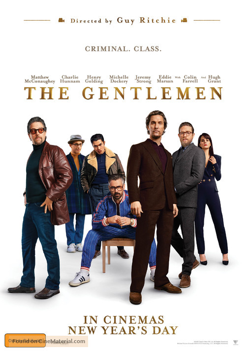 The Gentlemen - Australian Movie Poster