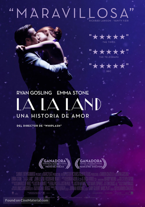 La La Land - Argentinian Movie Poster