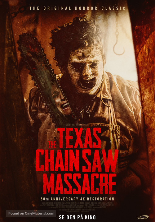 The Texas Chain Saw Massacre - Norwegian Movie Poster