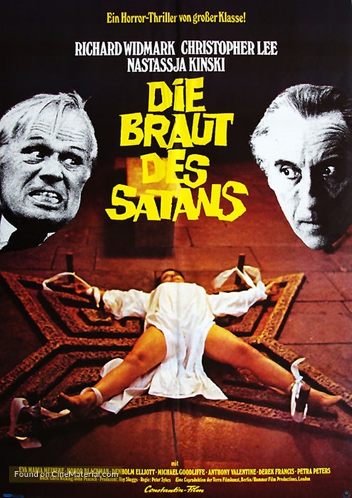 To the Devil a Daughter - German Movie Poster