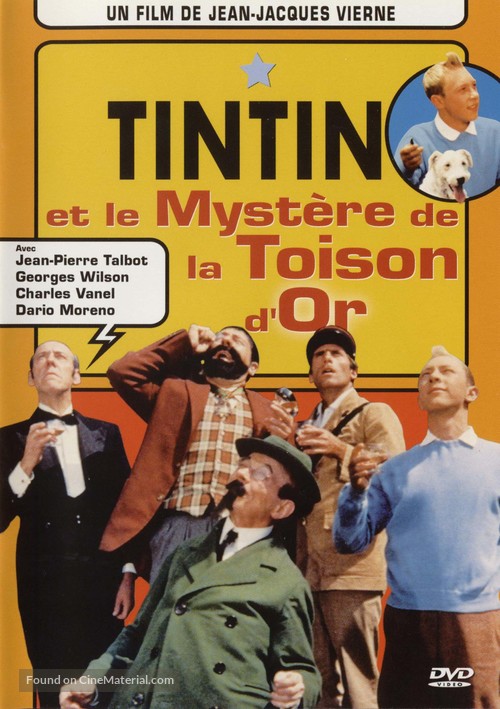 Tintin et le myst&egrave;re de la toison d&#039;or - French DVD movie cover