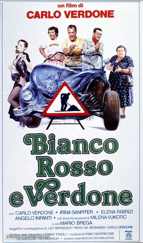 Bianco, rosso e Verdone - Italian Movie Poster