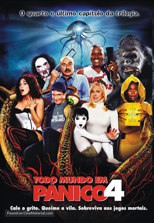 Scary Movie 4 - Brazilian DVD movie cover