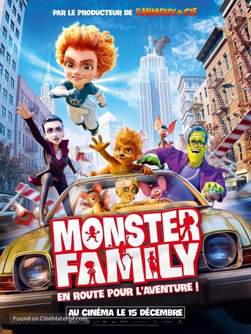 Monster Family 2 - French Movie Poster