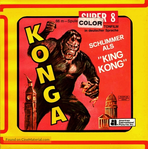 Konga - German Movie Cover