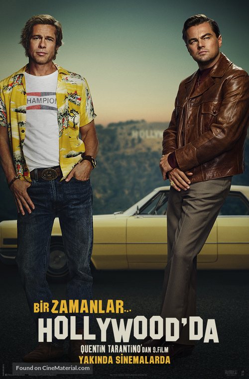 Once Upon a Time in Hollywood - Turkish Movie Poster