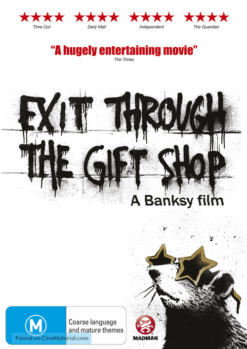 Exit Through the Gift Shop - Australian DVD movie cover