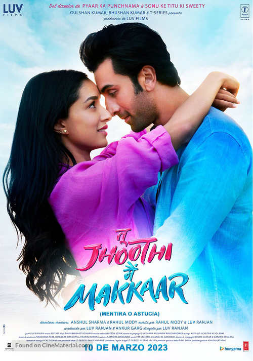 Tu Jhoothi Main Makkar - Spanish Movie Poster