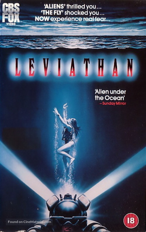 Leviathan - British VHS movie cover