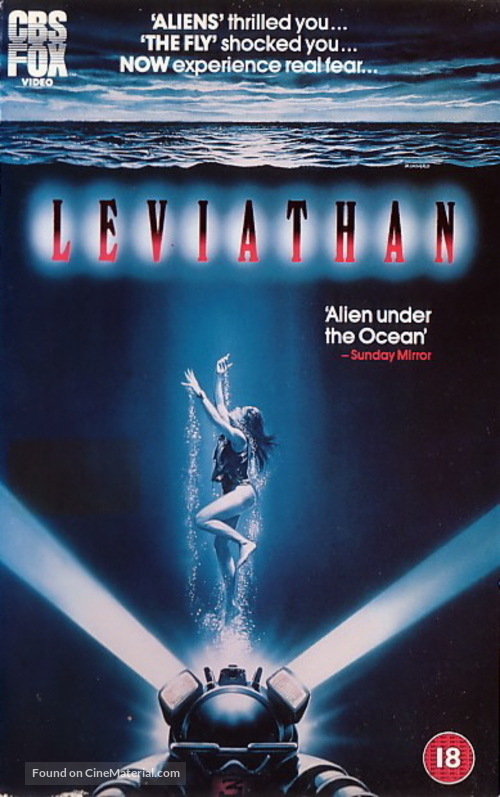 Leviathan - British VHS movie cover