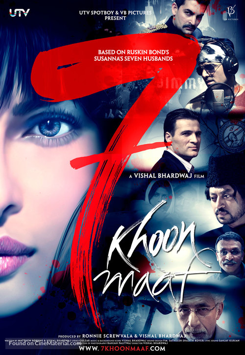 Saat Khoon Maaf - Indian Movie Poster