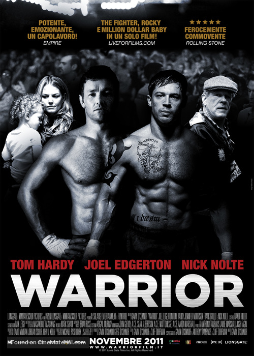 Warrior - Italian Movie Poster