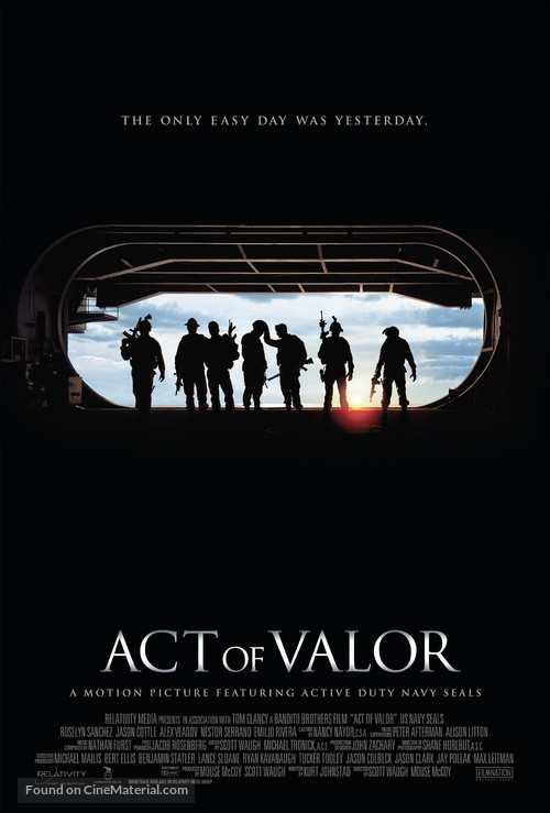 Act of Valor - Danish Movie Poster