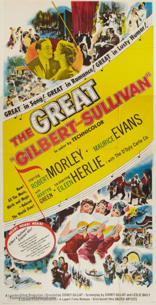 The Story of Gilbert and Sullivan - British Movie Poster