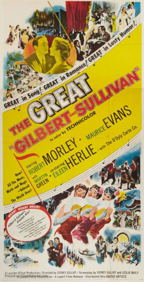 The Story of Gilbert and Sullivan - British Movie Poster