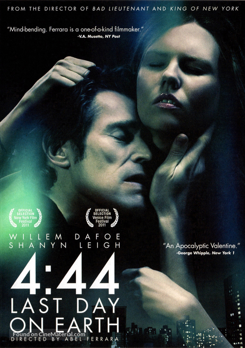 4:44 Last Day on Earth - DVD movie cover