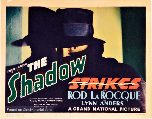 The Shadow Strikes - Movie Poster