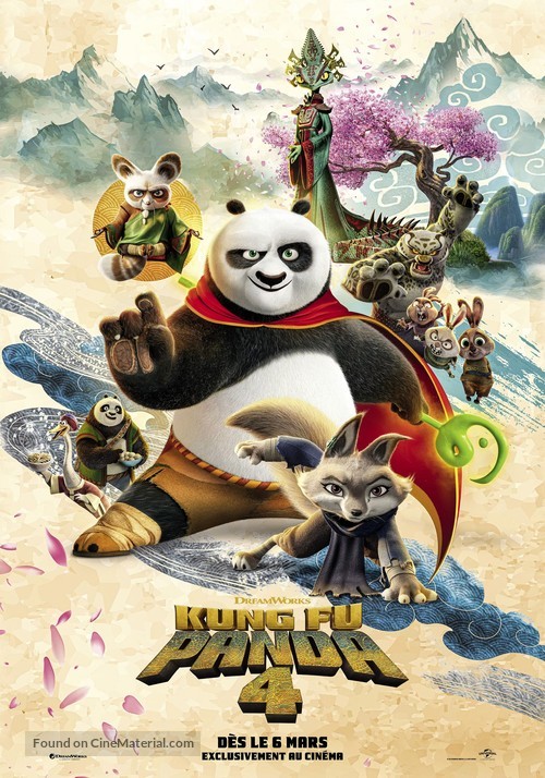 Kung Fu Panda 4 - Belgian Movie Poster