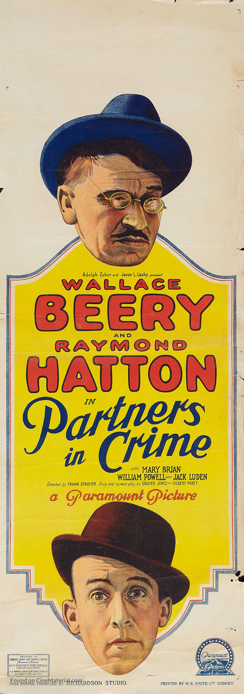 Partners in Crime - Australian Movie Poster