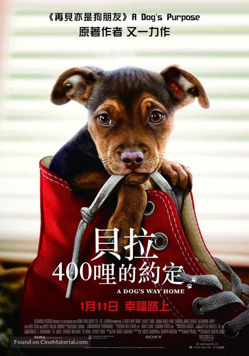 A Dog&#039;s Way Home - Hong Kong Movie Poster