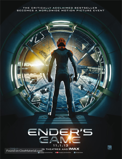 Ender&#039;s Game - Canadian Movie Poster