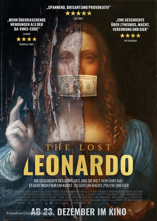 The Lost Leonardo - German Movie Poster