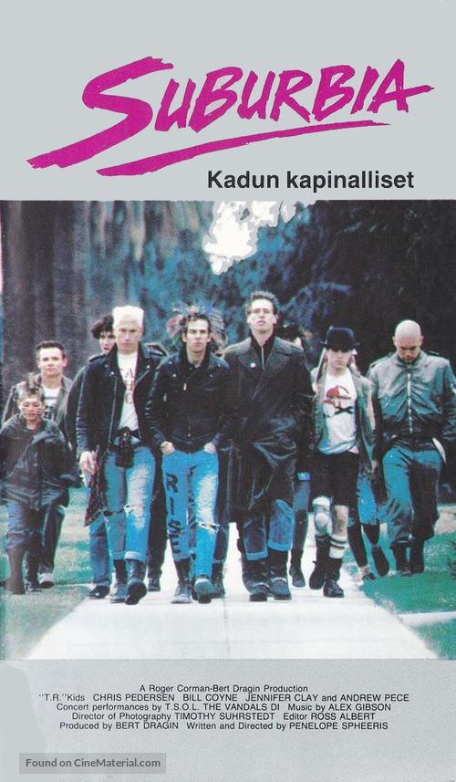 Suburbia - Finnish VHS movie cover