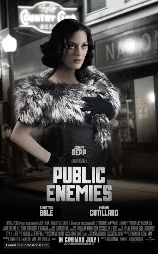 Public Enemies - British Movie Poster Public Enemies - British Movie Poster
