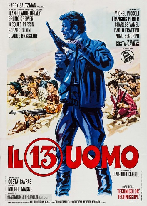 Un homme de trop - Italian Movie Poster