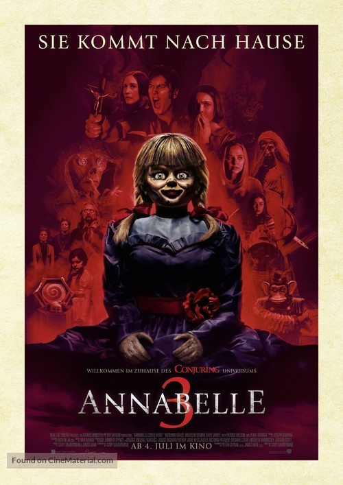 Annabelle Comes Home - German Movie Poster