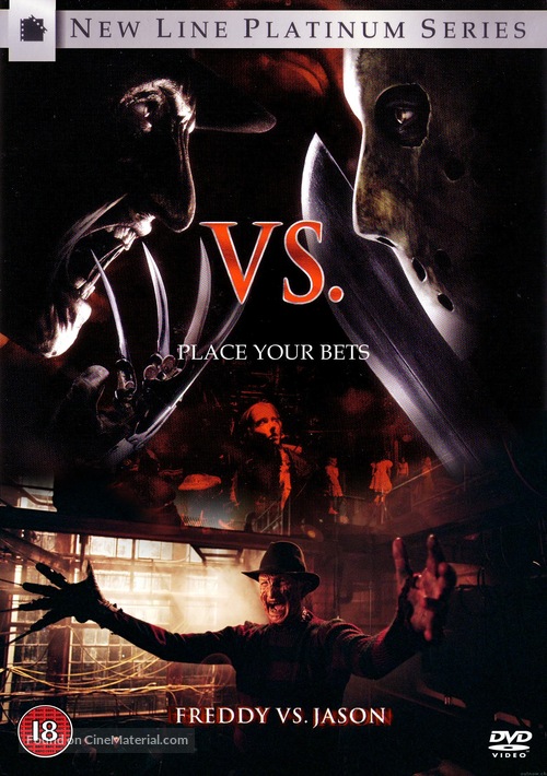 Freddy vs. Jason - British DVD movie cover