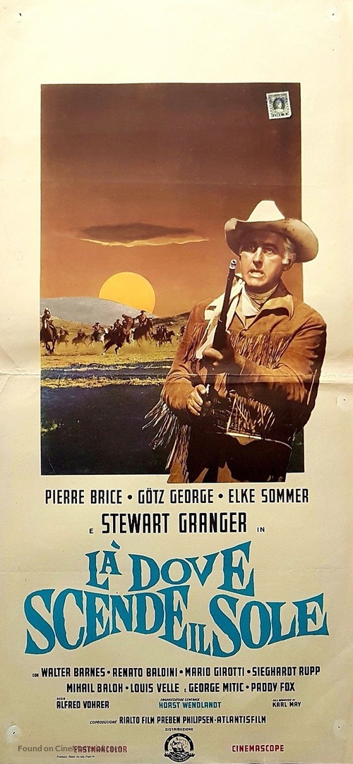 Unter Geiern - Italian Movie Poster